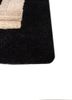 linear ivory wool and viscose hand tufted Rug - Corner linear ivory wool and viscose hand tufted Rug - Corner