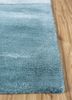 caliedo blue wool and viscose hand tufted Rug - Corner