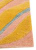 wild wanderlust gold wool and viscose hand tufted Rug - Corner wild wanderlust gold wool and viscose hand tufted Rug - Corner