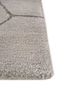 genesis ivory wool and viscose hand tufted Rug - Corner