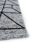 contour grey and black wool and viscose hand tufted Rug - Corner contour grey and black wool and viscose hand tufted Rug - Corner