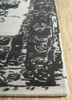 mythos grey and black wool and viscose hand tufted Rug - Corner mythos grey and black wool and viscose hand tufted Rug - Corner