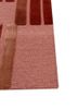 linear red and orange wool and viscose hand tufted Rug - Corner linear red and orange wool and viscose hand tufted Rug - Corner