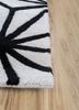 contour grey and black wool and viscose hand tufted Rug - Corner