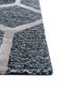 contour grey and black wool and viscose hand tufted Rug - Corner contour grey and black wool and viscose hand tufted Rug - Corner