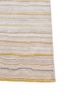 genesis ivory wool and viscose hand tufted Rug - Corner