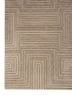contour beige and brown wool hand tufted Rug - Corner contour beige and brown wool hand tufted Rug - Corner