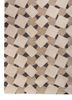 faces beige and brown wool and viscose hand tufted Rug - Corner faces beige and brown wool and viscose hand tufted Rug - Corner