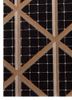 faces beige and brown wool and viscose hand tufted Rug - Corner faces beige and brown wool and viscose hand tufted Rug - Corner