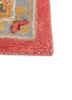 kasbah red and orange wool and viscose hand tufted Rug - Corner kasbah red and orange wool and viscose hand tufted Rug - Corner