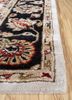 kasbah ivory wool and viscose hand tufted Rug - Corner