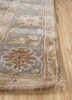 kasbah beige and brown wool and viscose hand tufted Rug - Corner