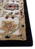 kasbah grey and black wool and viscose hand tufted Rug - Corner