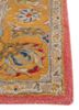 kasbah red and orange wool and viscose hand tufted Rug - Corner kasbah red and orange wool and viscose hand tufted Rug - Corner