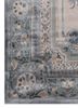 kora ivory wool and viscose hand tufted Rug - Corner