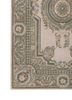 kora ivory wool and viscose hand tufted Rug - Corner
