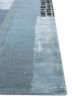 linear blue wool and viscose hand tufted Rug - Corner linear blue wool and viscose hand tufted Rug - Corner