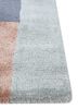 linear ivory wool and viscose hand tufted Rug - Corner linear ivory wool and viscose hand tufted Rug - Corner