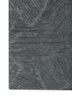 linear blue acrylic hand tufted Rug - Corner
