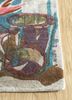 reminiscence multi wool and viscose hand tufted Rug - Corner reminiscence multi wool and viscose hand tufted Rug - Corner