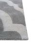 contour grey and black wool and viscose hand tufted Rug - Corner