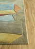 archetype beige and brown wool and viscose hand tufted Rug - Corner
