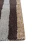 linear beige and brown wool and viscose hand tufted Rug - Corner linear beige and brown wool and viscose hand tufted Rug - Corner