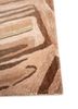 genesis beige and brown wool and viscose hand tufted Rug - Corner genesis beige and brown wool and viscose hand tufted Rug - Corner