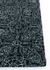 imara grey and black wool hand tufted Rug - Corner imara grey and black wool hand tufted Rug - Corner