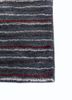 linear grey and black wool and viscose hand tufted Rug - Corner linear grey and black wool and viscose hand tufted Rug - Corner