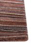 linear red and orange wool and viscose hand tufted Rug - Corner linear red and orange wool and viscose hand tufted Rug - Corner