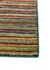 linear green wool and viscose hand tufted Rug - Corner linear green wool and viscose hand tufted Rug - Corner