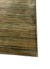 linear green wool and viscose hand tufted Rug - Corner linear green wool and viscose hand tufted Rug - Corner