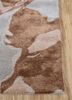hacienda beige and brown wool and viscose hand tufted Rug - Corner hacienda beige and brown wool and viscose hand tufted Rug - Corner