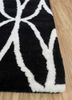 contour grey and black wool hand tufted Rug - Corner contour grey and black wool hand tufted Rug - Corner