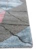 caliedo blue wool and viscose hand tufted Rug - Corner