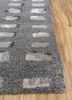 genesis grey and black wool and viscose hand tufted Rug - Corner genesis grey and black wool and viscose hand tufted Rug - Corner
