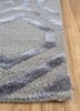 contour grey and black wool and viscose hand tufted Rug - Corner contour grey and black wool and viscose hand tufted Rug - Corner