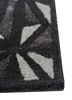 linear grey and black wool and viscose hand tufted Rug - Corner linear grey and black wool and viscose hand tufted Rug - Corner