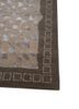 linear beige and brown wool and viscose hand tufted Rug - Corner linear beige and brown wool and viscose hand tufted Rug - Corner