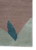 confetti beige and brown wool and viscose hand tufted Rug - Corner confetti beige and brown wool and viscose hand tufted Rug - Corner