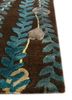 hacienda beige and brown wool and viscose hand tufted Rug - Corner