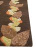 hacienda beige and brown wool and viscose hand tufted Rug - Corner hacienda beige and brown wool and viscose hand tufted Rug - Corner