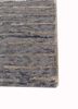 pathways grey and black wool and viscose hand tufted Rug - Corner