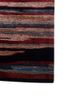 linear red and orange wool and viscose hand tufted Rug - Corner linear red and orange wool and viscose hand tufted Rug - Corner