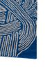 pathways blue wool and viscose hand tufted Rug - Corner pathways blue wool and viscose hand tufted Rug - Corner