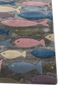 confetti blue wool and viscose hand tufted Rug - Corner confetti blue wool and viscose hand tufted Rug - Corner