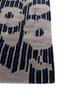 hacienda grey and black wool and viscose hand tufted Rug - Corner