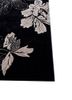 hacienda grey and black wool and viscose hand tufted Rug - Corner