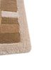 come around ivory wool and viscose hand tufted Rug - Corner come around ivory wool and viscose hand tufted Rug - Corner